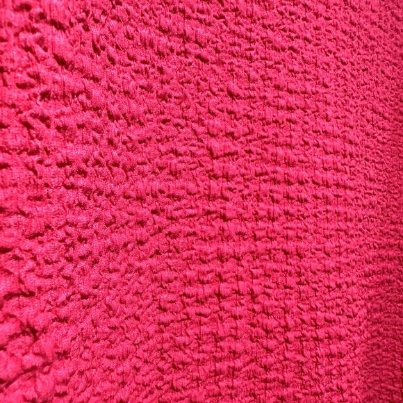 Womens textured pink button‎ up shirt size Large - Picture 5 of 5